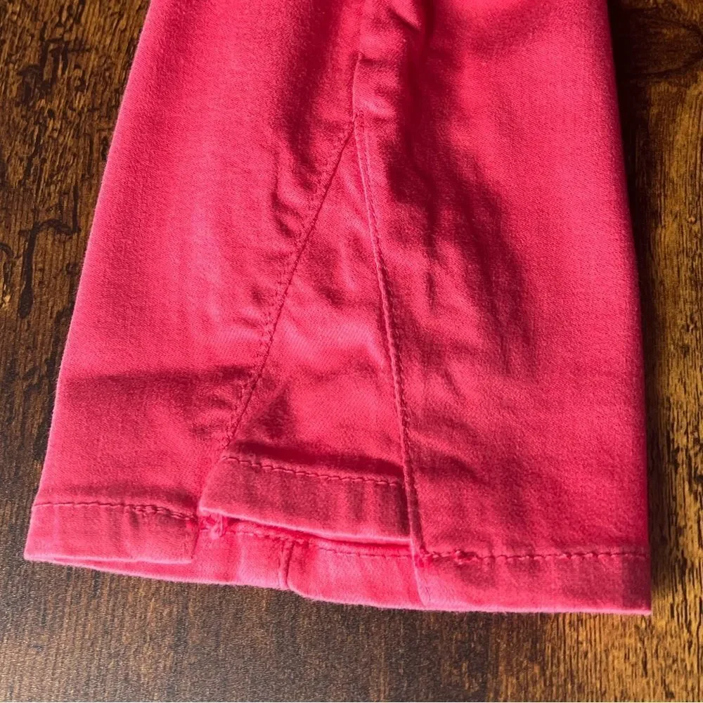 KUT from the Kloth Crop Skinny Stretch Denim Jean in Honeysuckle, Size 6. NWT!
